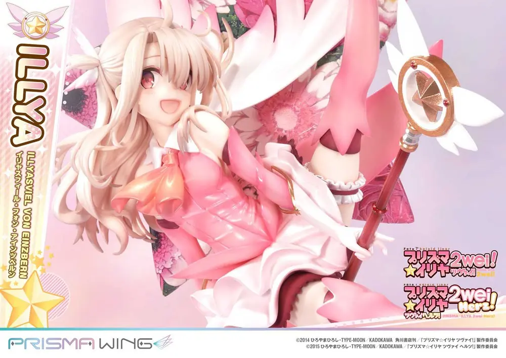 Figurină PVC Fate Prisma Wing 1/7 Illyasviel von Einzbern Bonus Version 20 cm poza produsului