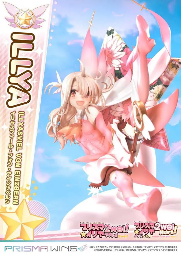 Figurină PVC Fate Prisma Wing 1/7 Illyasviel von Einzbern Bonus Version 20 cm poza produsului