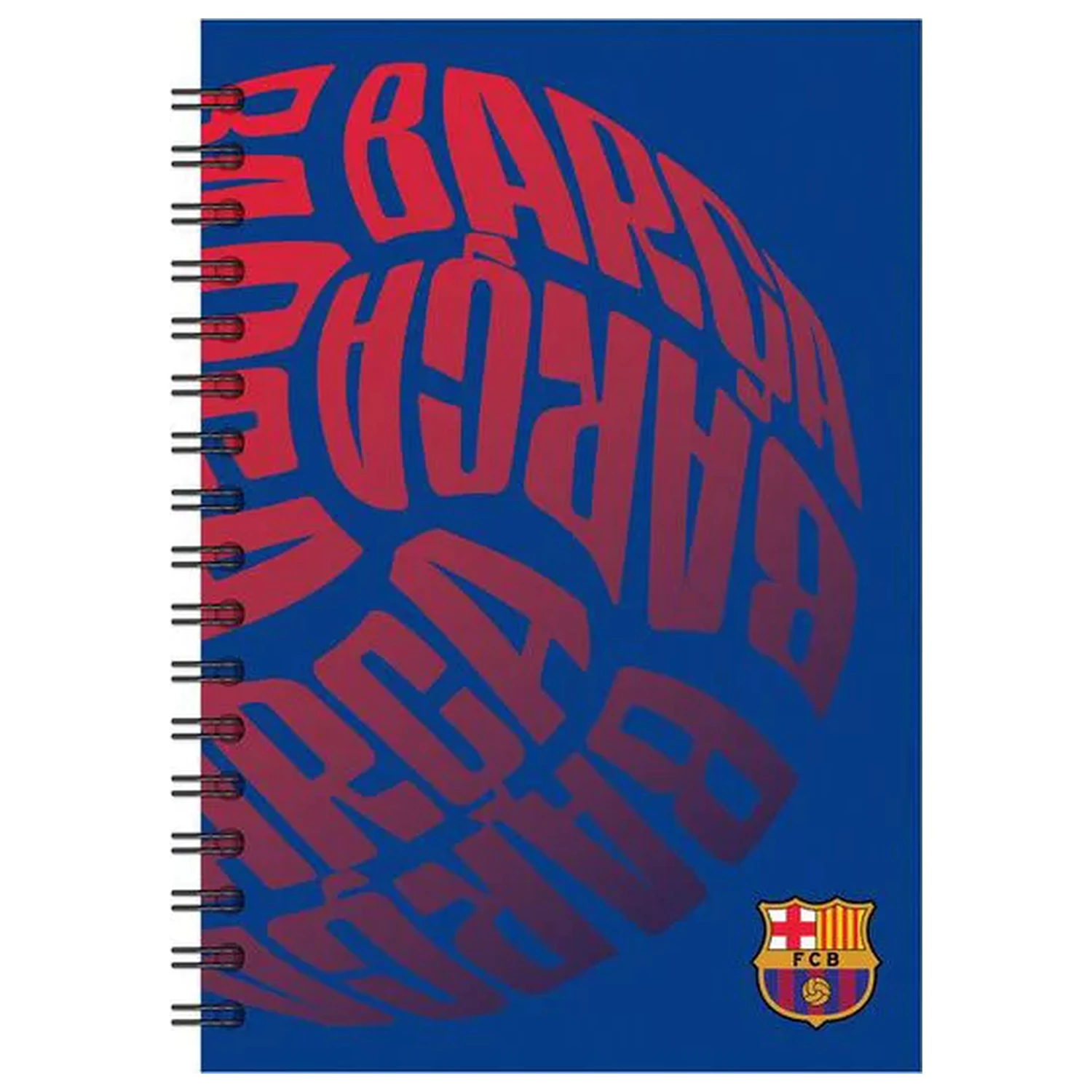 FC Barcelona Ball B/5 caiet cu spirala liniat 70 coli poza produsului
