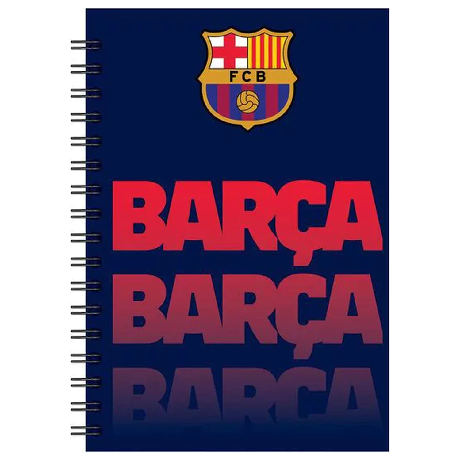 FC Barcelona Barca B/5 Lined Spiral Caiet 70 coli poza produsului