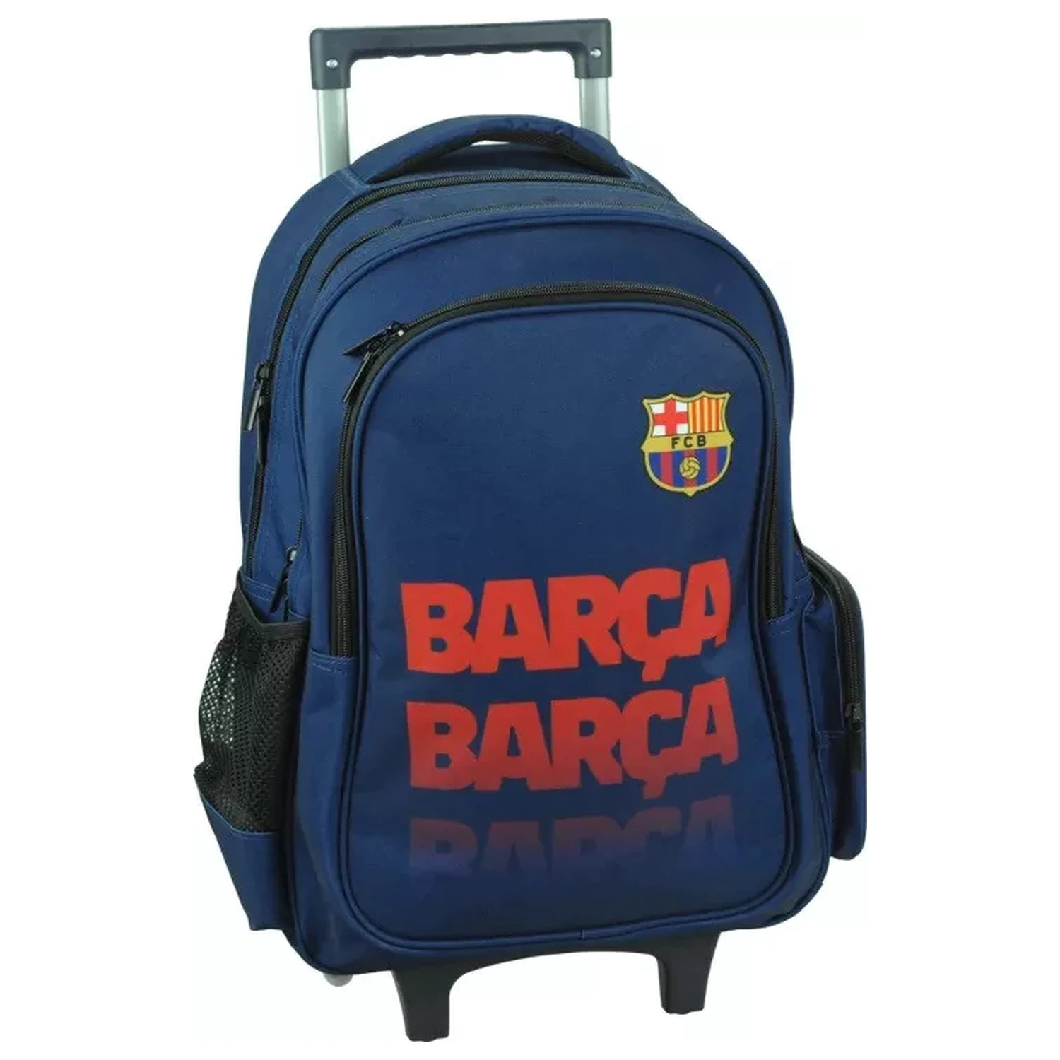 FC Barcelona Barca Blue Rolling Ghiozdan de scoala cu roti, Geanta 46 cm poza produsului