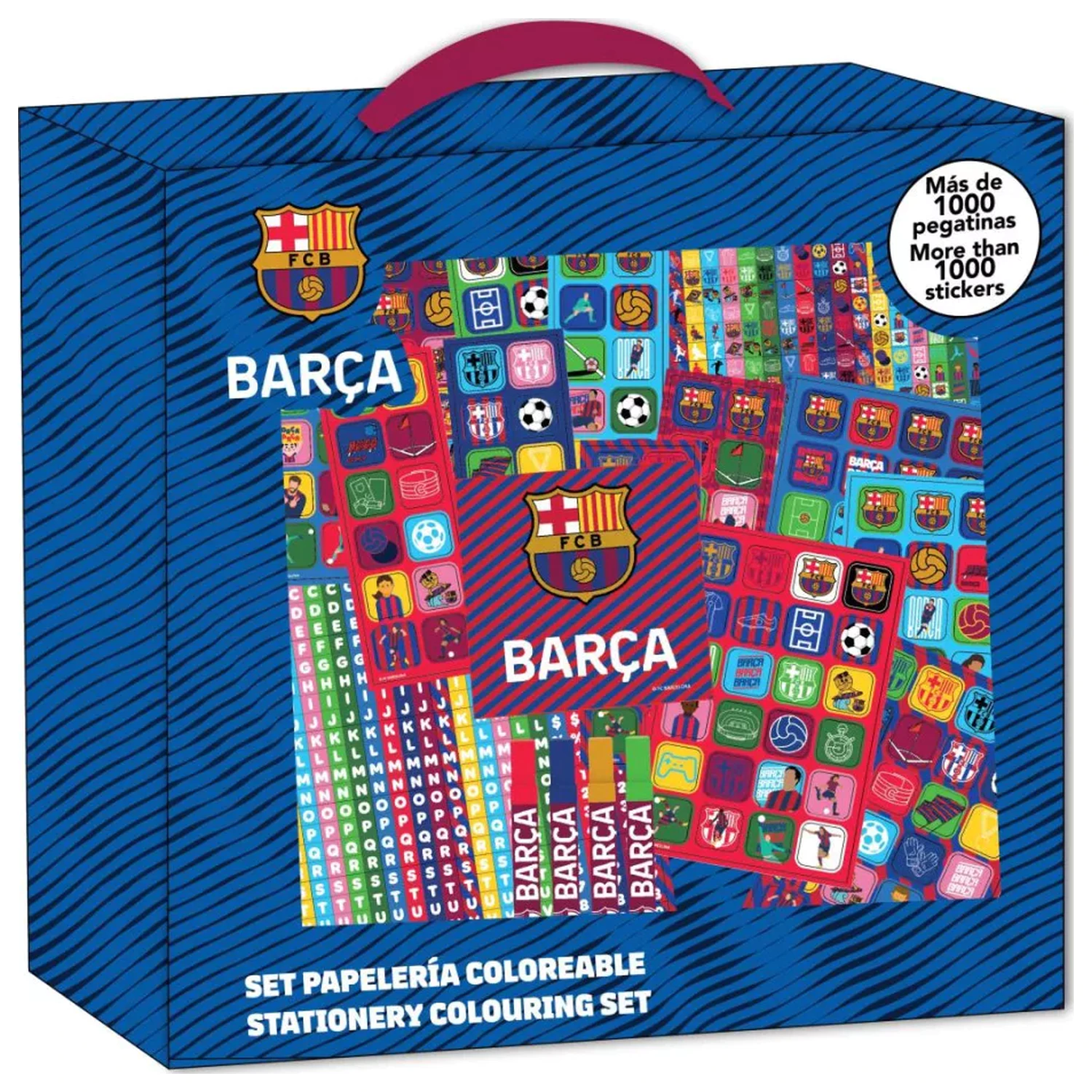 FC Barcelona Barca Set pentru colorat si autocolante poza produsului
