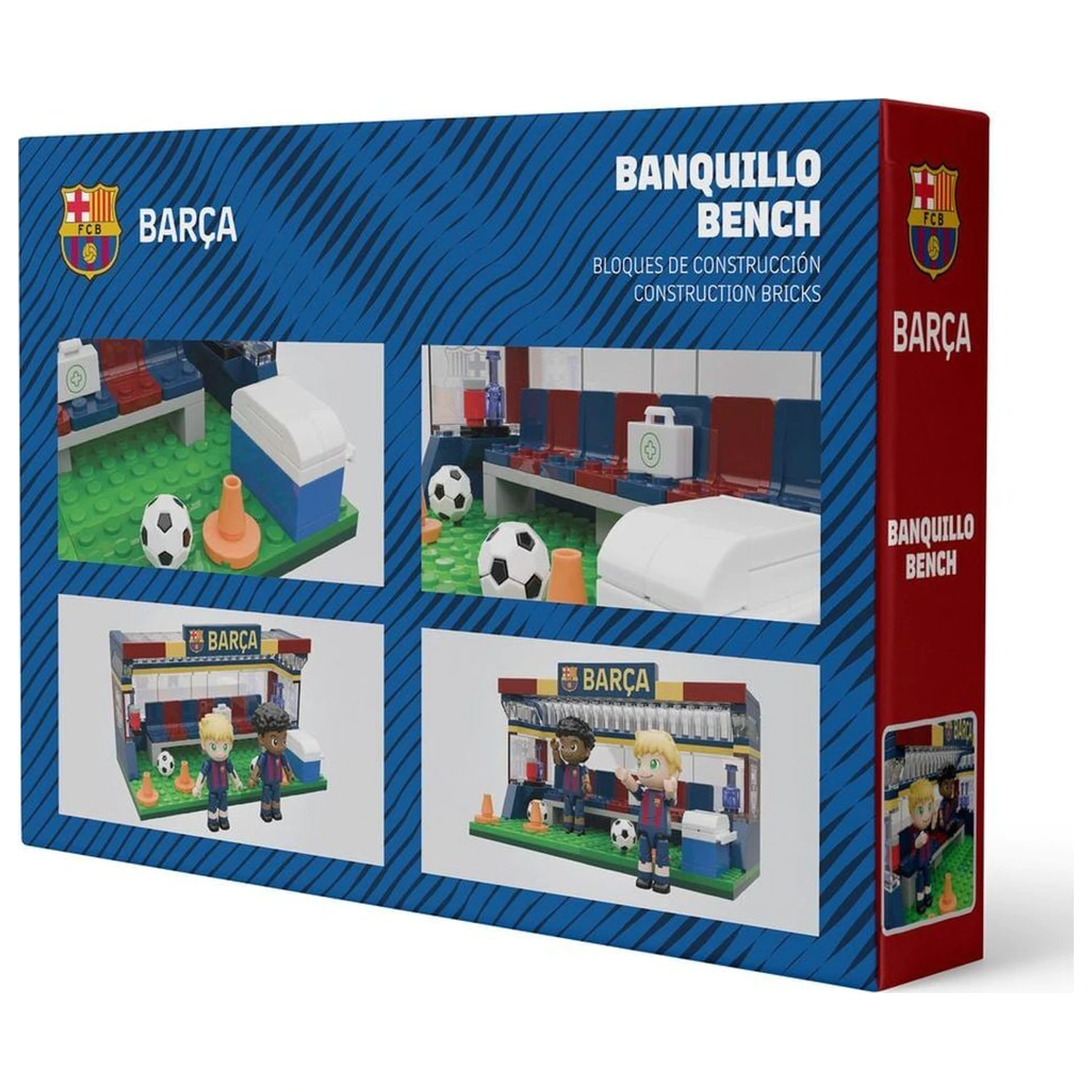 Set bancă FC Barcelona cu figurine 226 de piese poza produsului