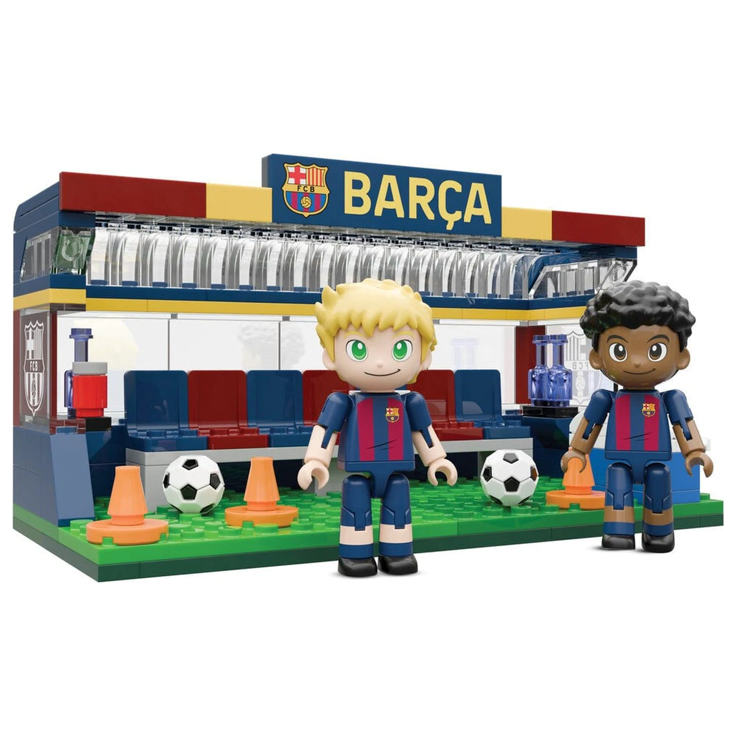 Set bancă FC Barcelona cu figurine 226 de piese poza produsului