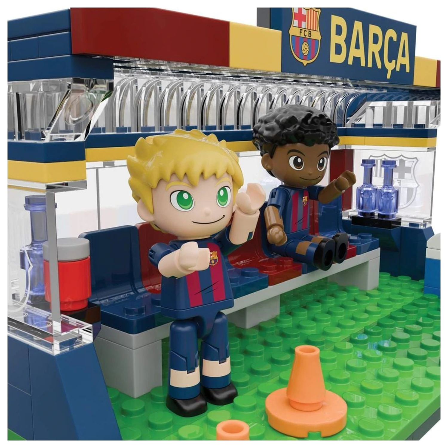 Set bancă FC Barcelona cu figurine 226 de piese poza produsului