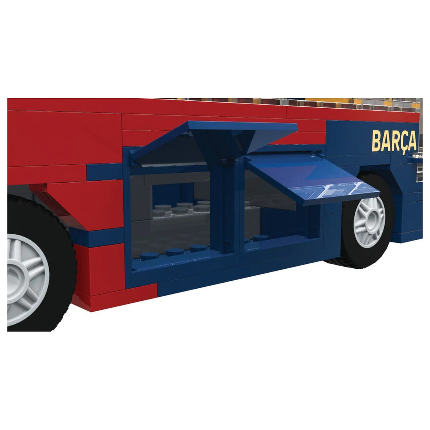 Set autobuz FC Barcelona cu figurine 488 piese poza produsului