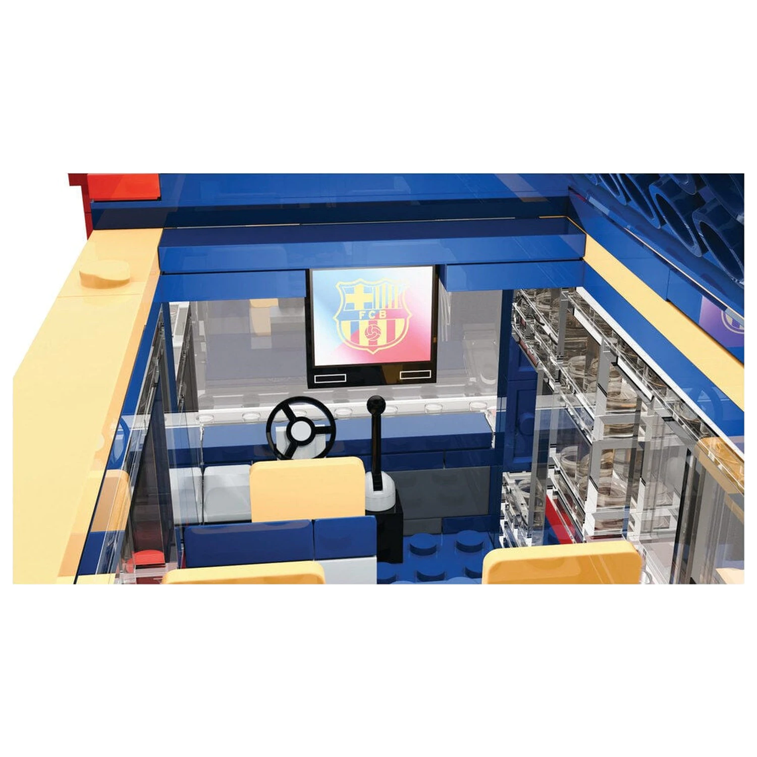 Set autobuz FC Barcelona cu figurine 488 piese poza produsului