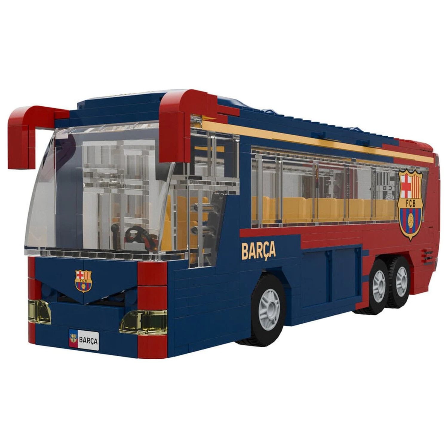 Set autobuz FC Barcelona cu figurine 488 piese poza produsului