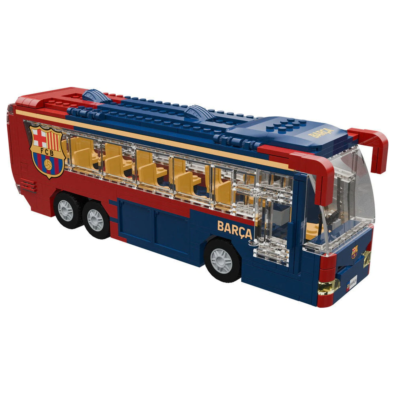 Set autobuz FC Barcelona cu figurine 488 piese poza produsului