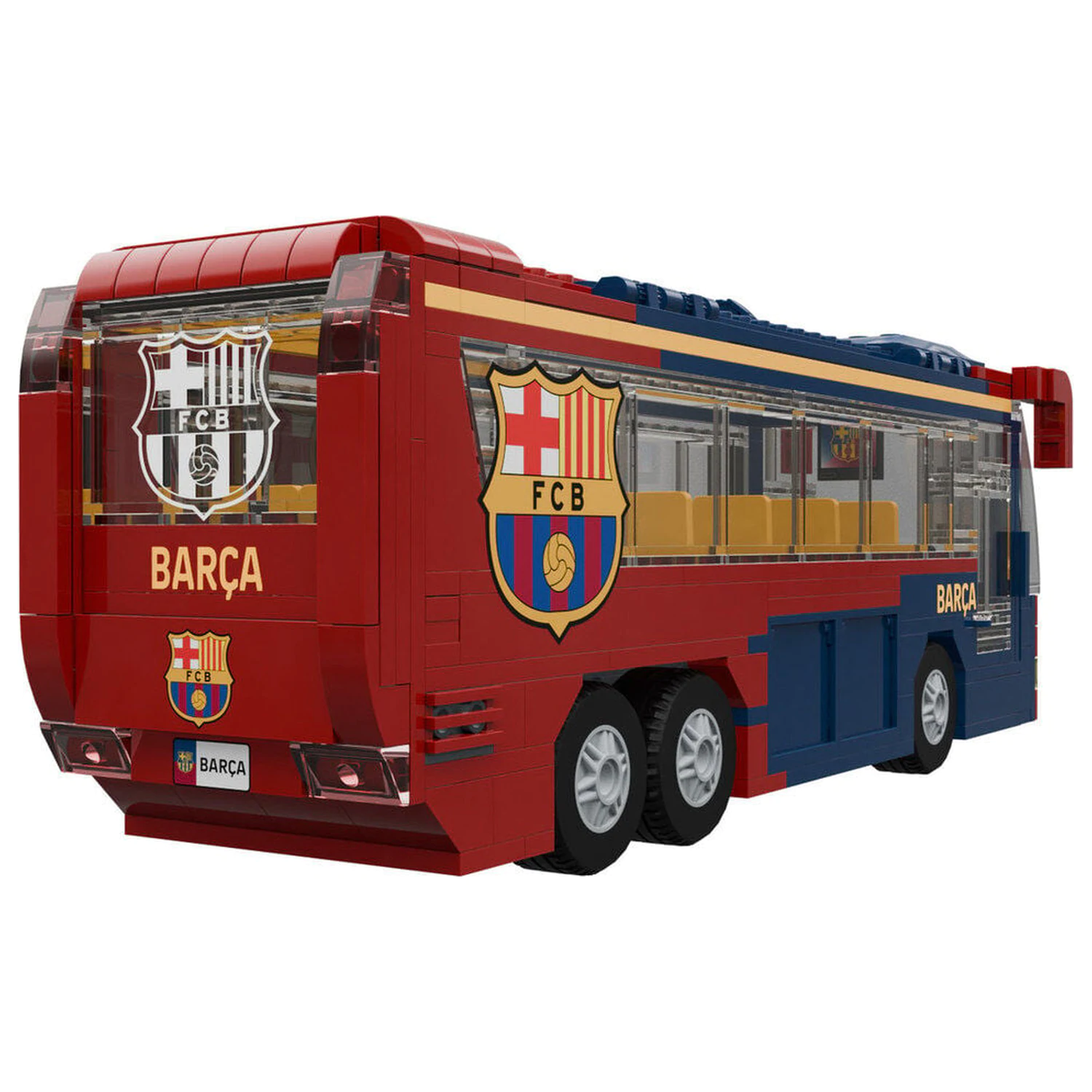 Set autobuz FC Barcelona cu figurine 488 piese poza produsului