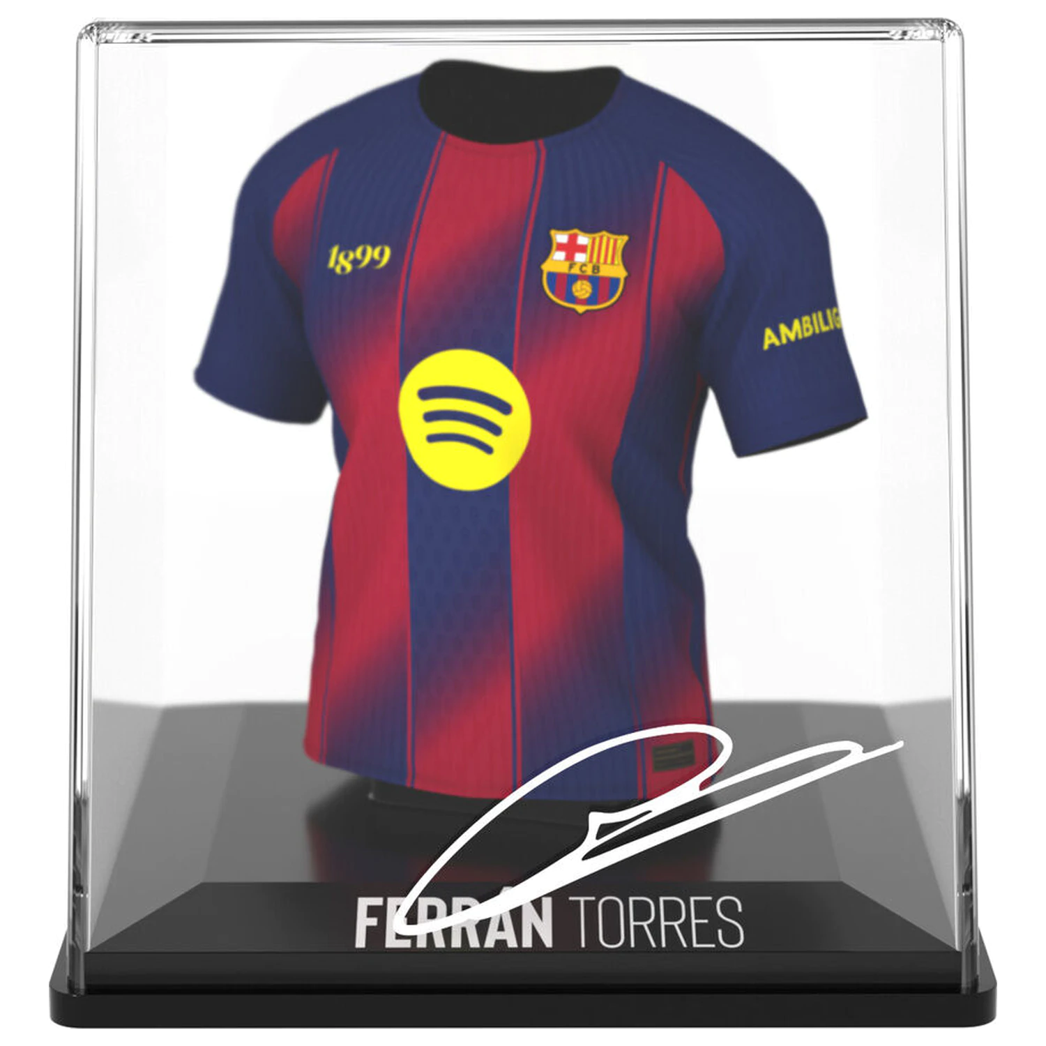 FC Barcelona Ferrán Torres figurina tricou mini poza produsului