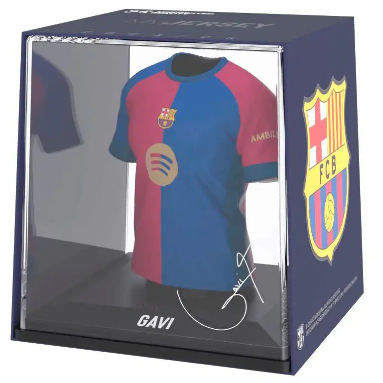 FC Barcelona Gavi mini tricou figurină poza produsului