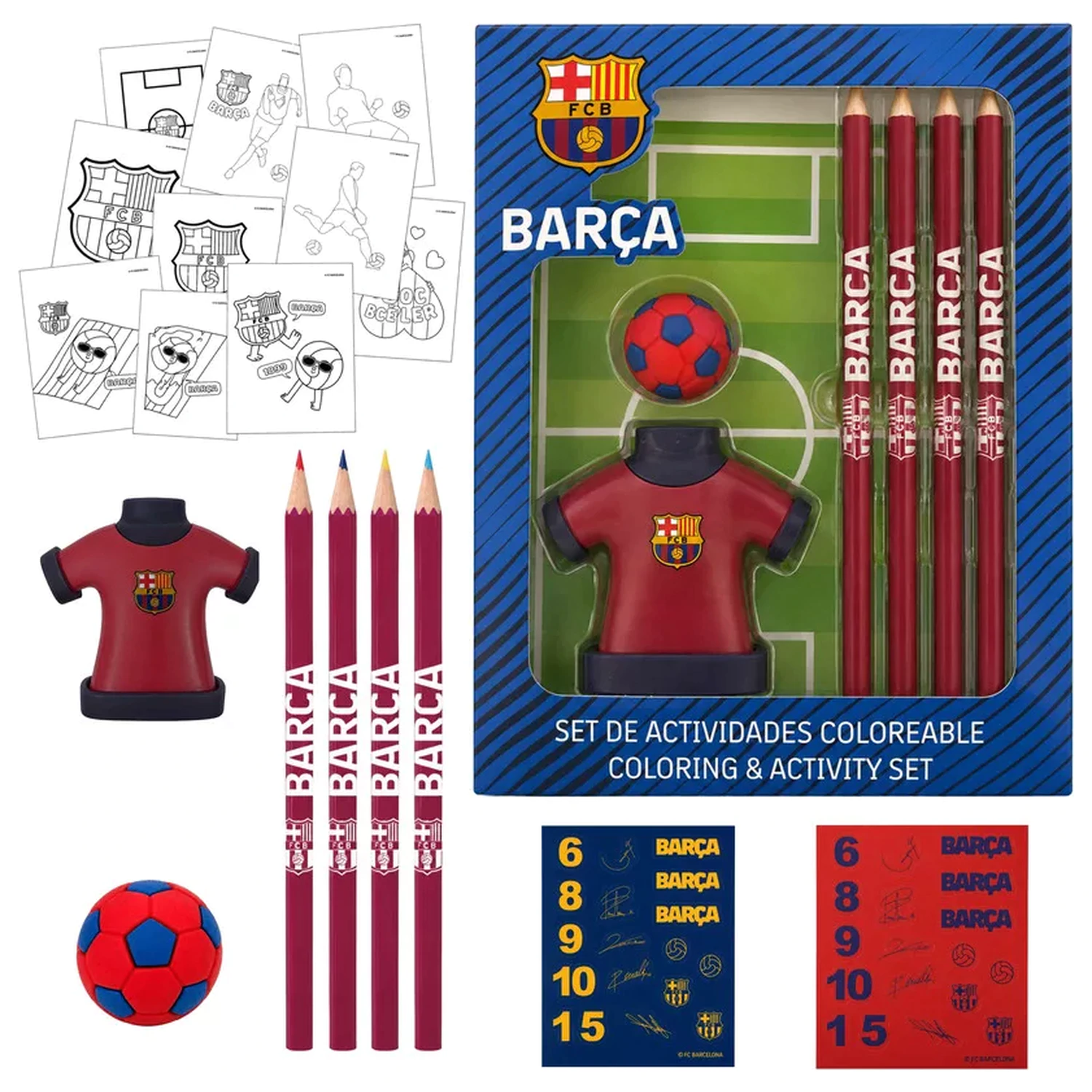 FC Barcelona Jersey Set papetarie poza produsului