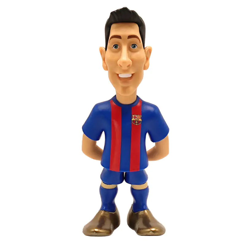 FC Barcelona Robert Lewandowski figura Minix 12cm poza produsului