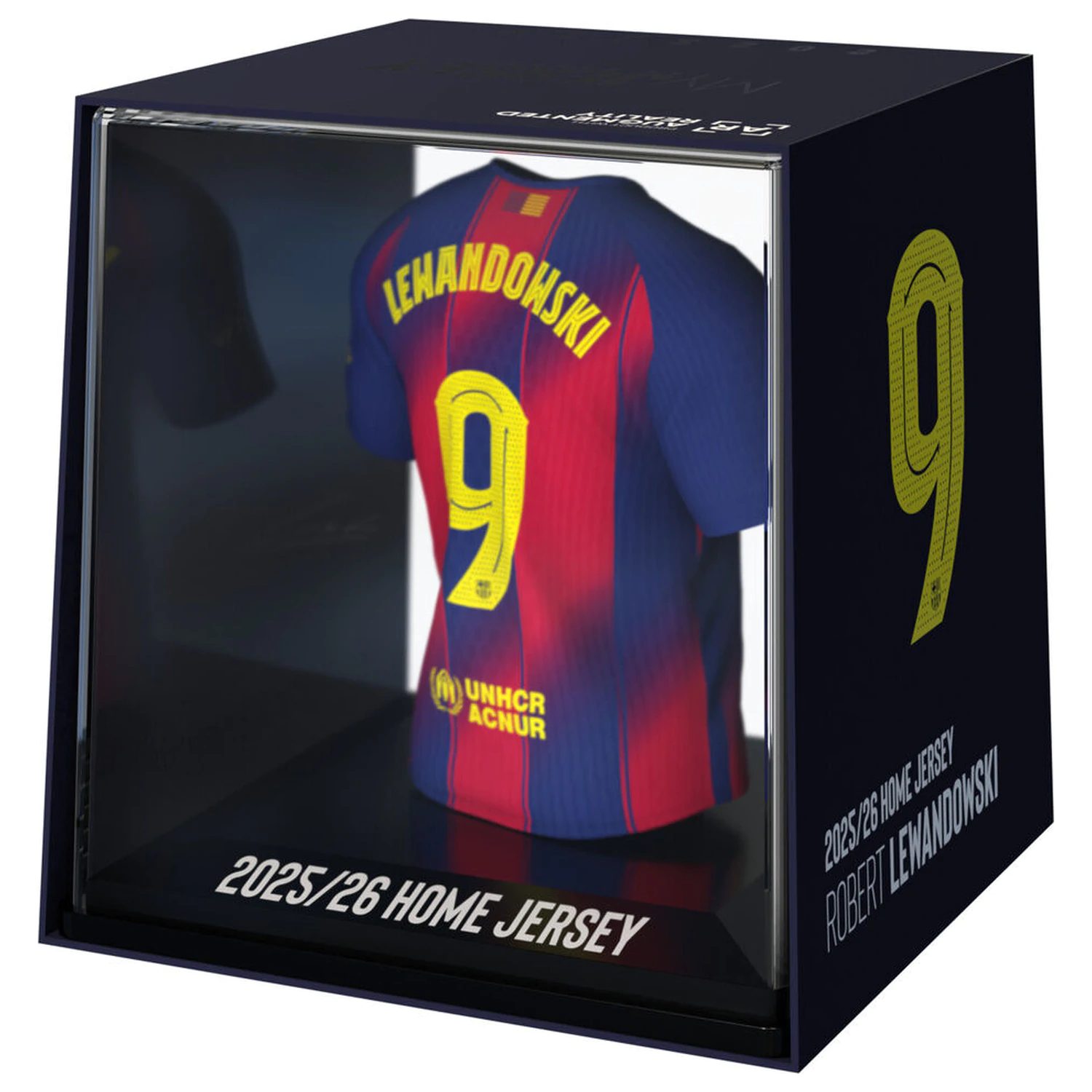 FC Barcelona Lewandowski figurina mini tricou poza produsului