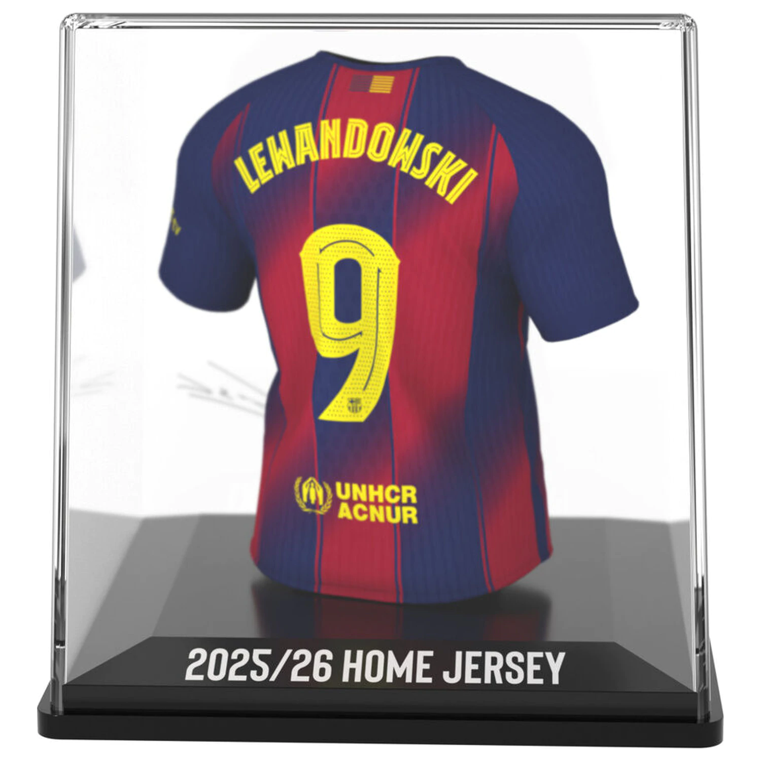 FC Barcelona Lewandowski figurina mini tricou poza produsului