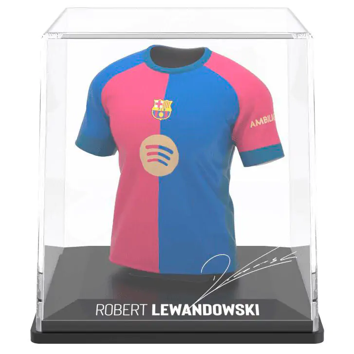 FC Barcelona Lewandowski mini tricou figurină poza produsului