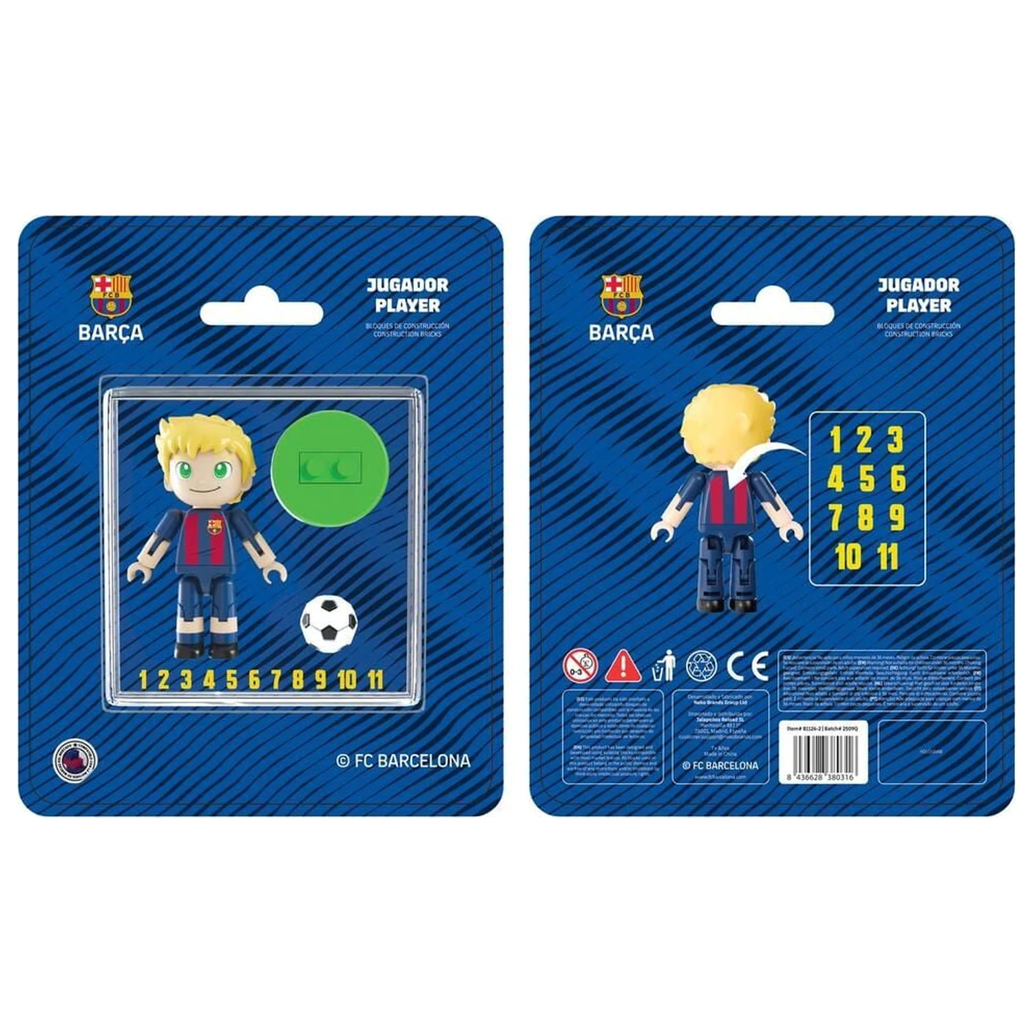 FC Barcelona figurina jucator 4cm poza produsului