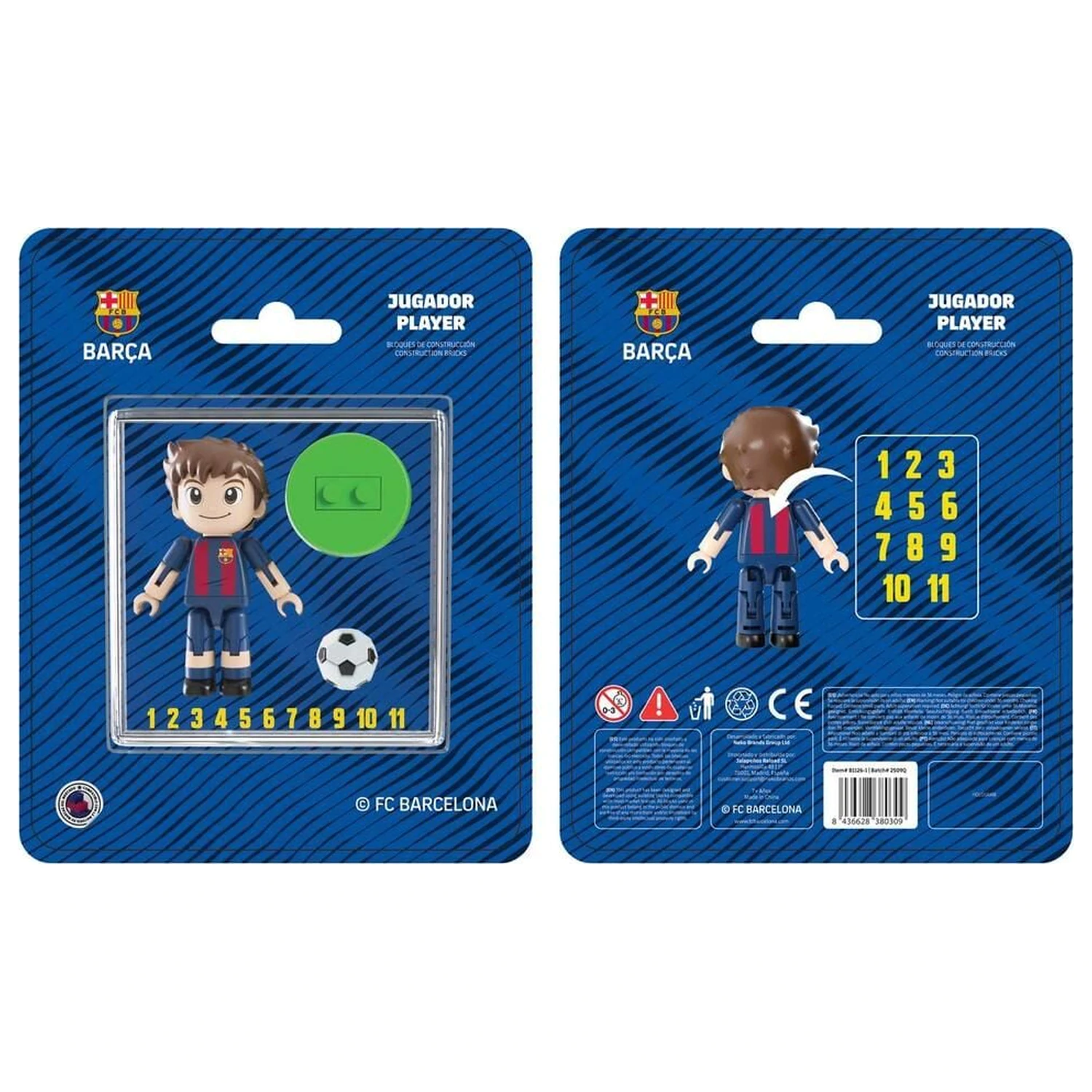 Figurina jucator FC Barcelona 4cm poza produsului