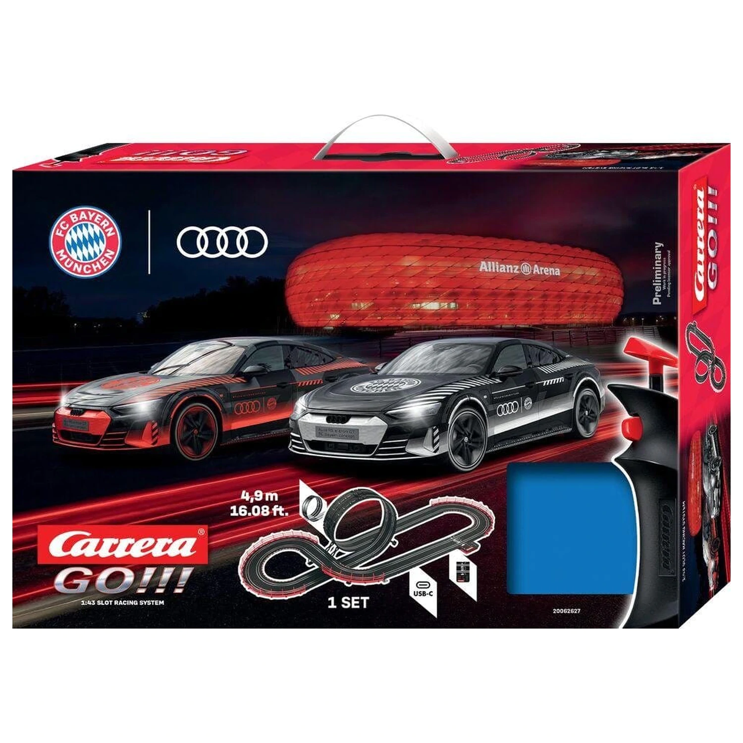FC Bayern München Carrera GO!!! Set pistă de curse FC Bayern Racing poza produsului
