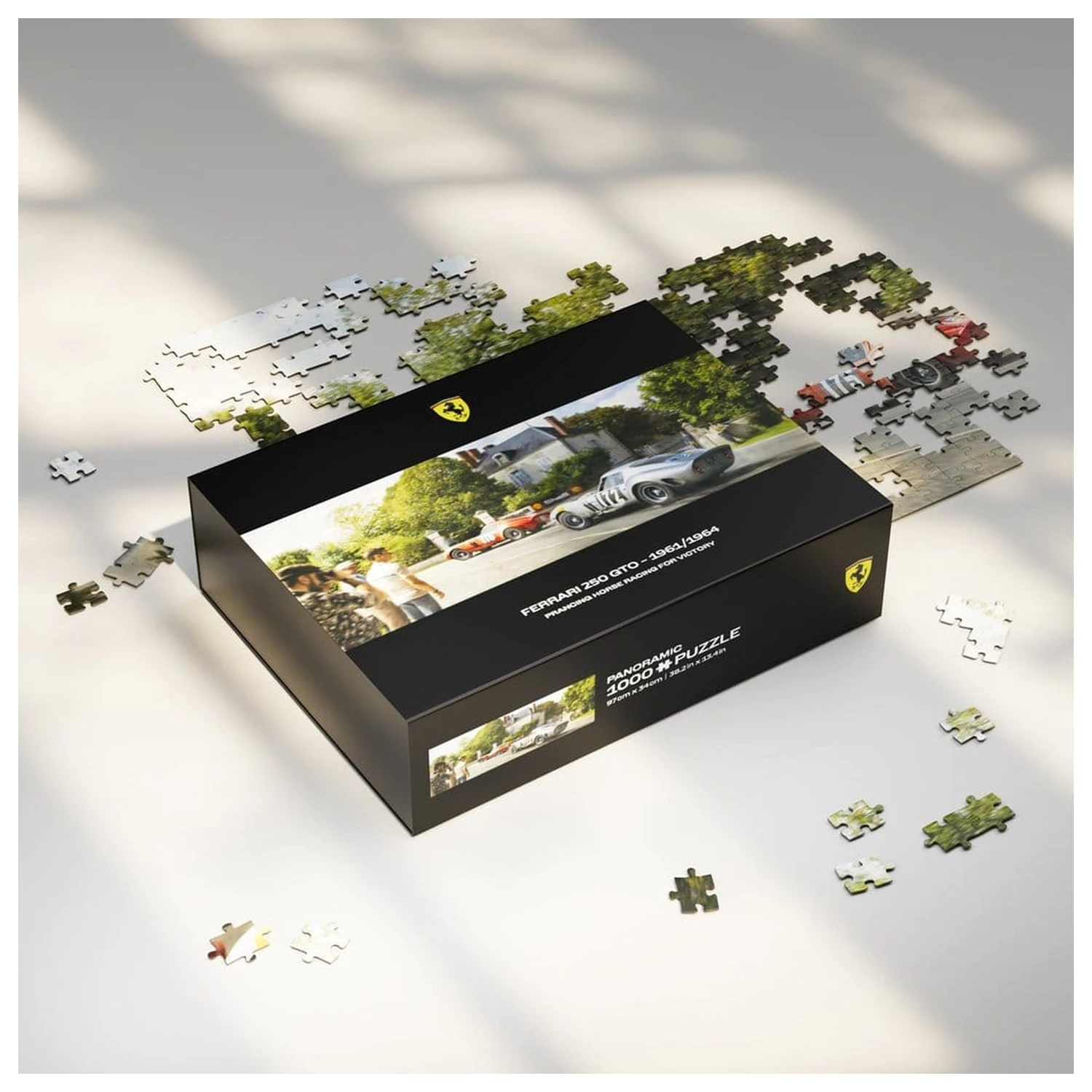 Ferrari 250GTO Premium Puzzle Prancing Horse Racing For Victory (1000 de piese) 97 x 34 cm poza produsului
