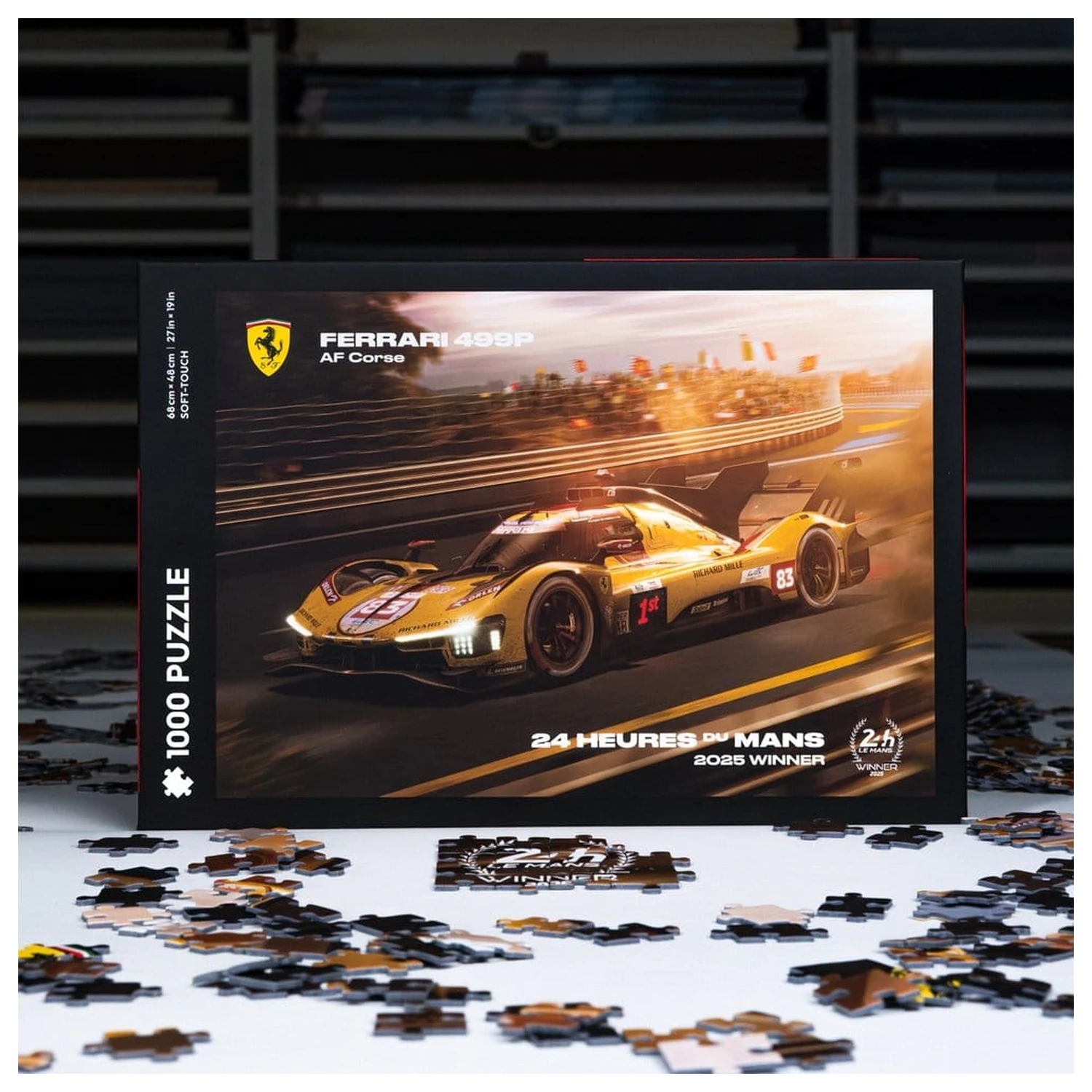 Ferrari AF Corse Puzzle 499P 24 Heures du Mans 2025 Winner (1000 Piese) 48 x 68 cm poza produsului