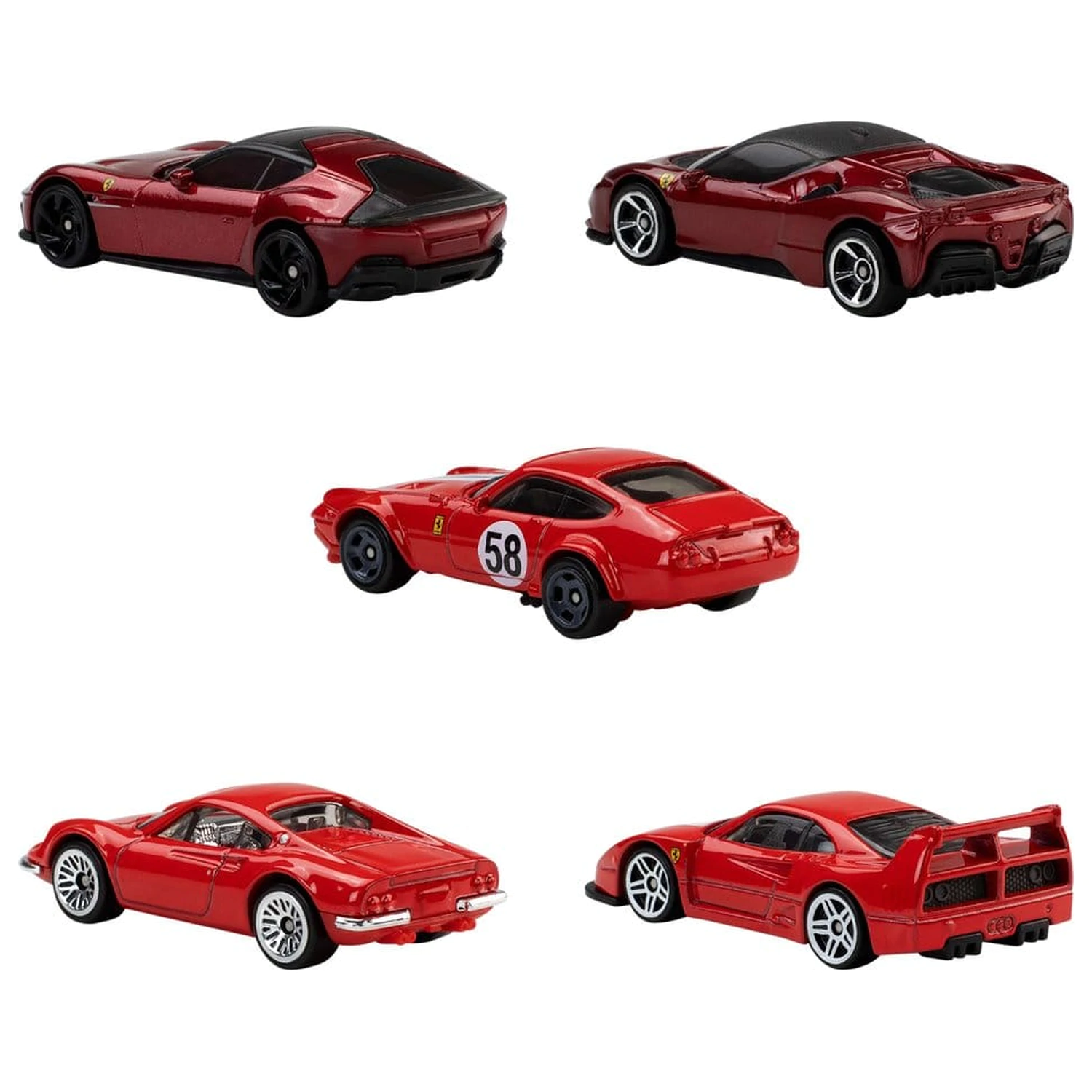 Ferrari Hot Wheels Vehicul Die-Cast 5-Pack 1/64 poza produsului