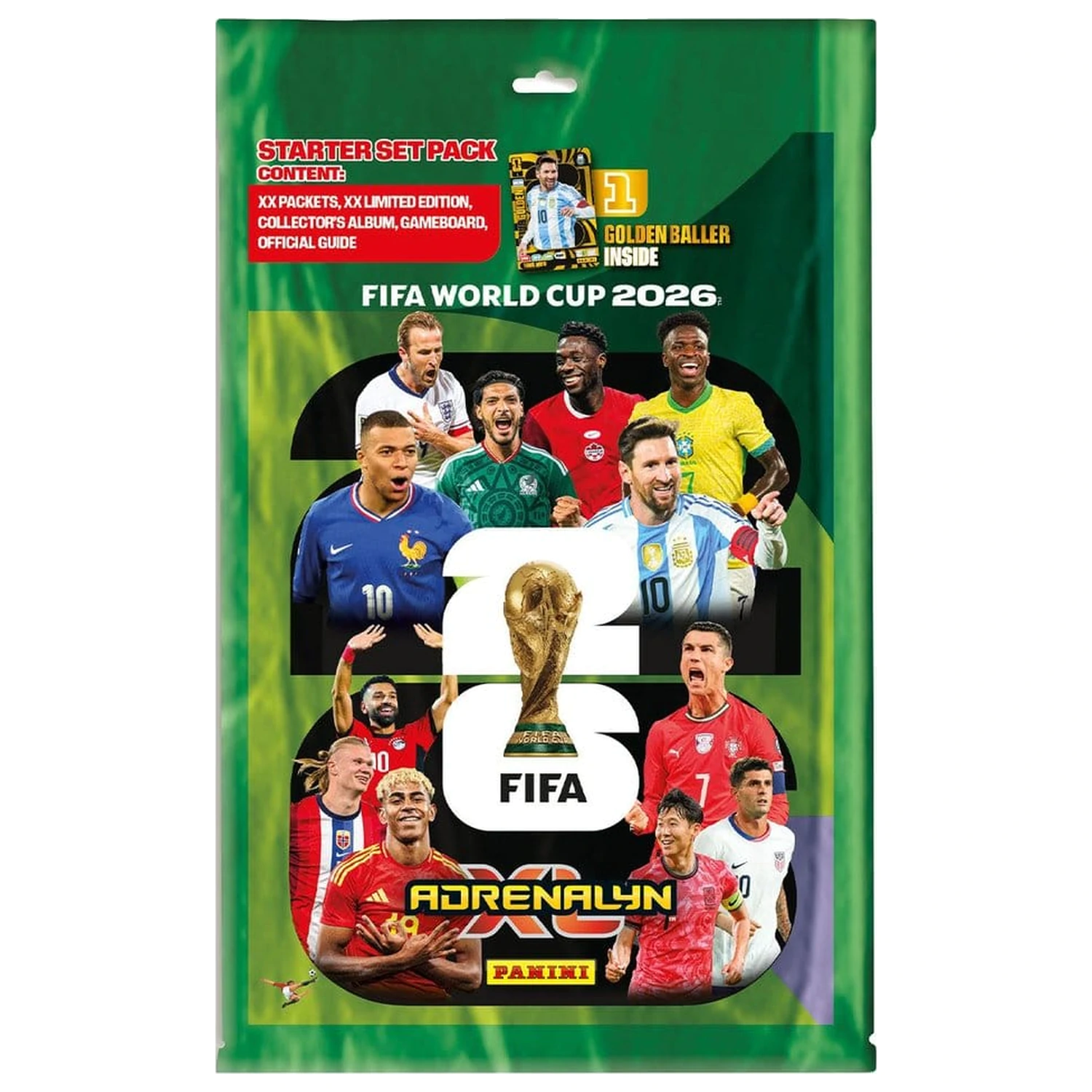 FIFA World Cup 2026 Adrenalyn XL Trading Cards Starter Pack Versiune Germana poza produsului