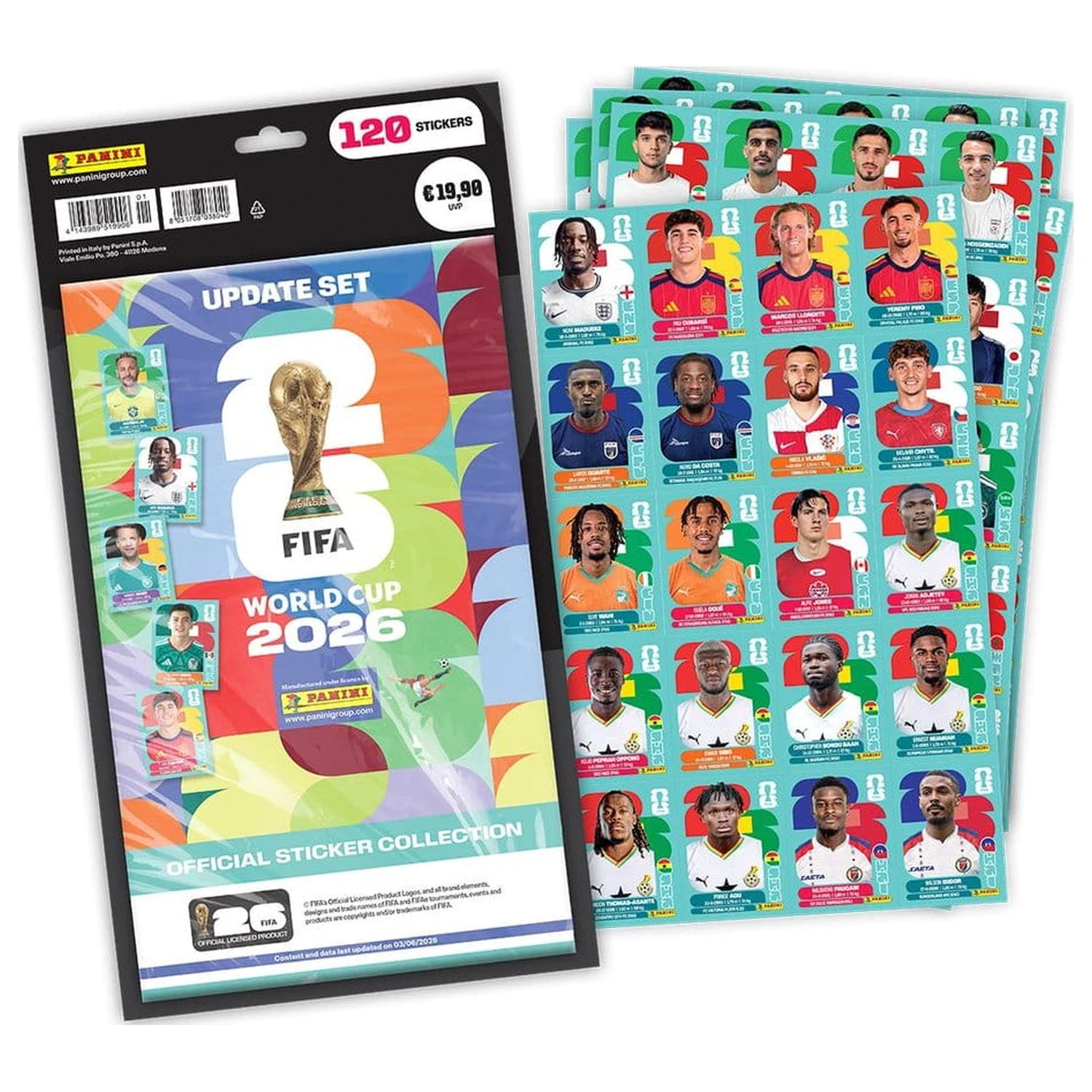 FIFA World Cup 2026 Sticker Collection Set de actualizare poza produsului