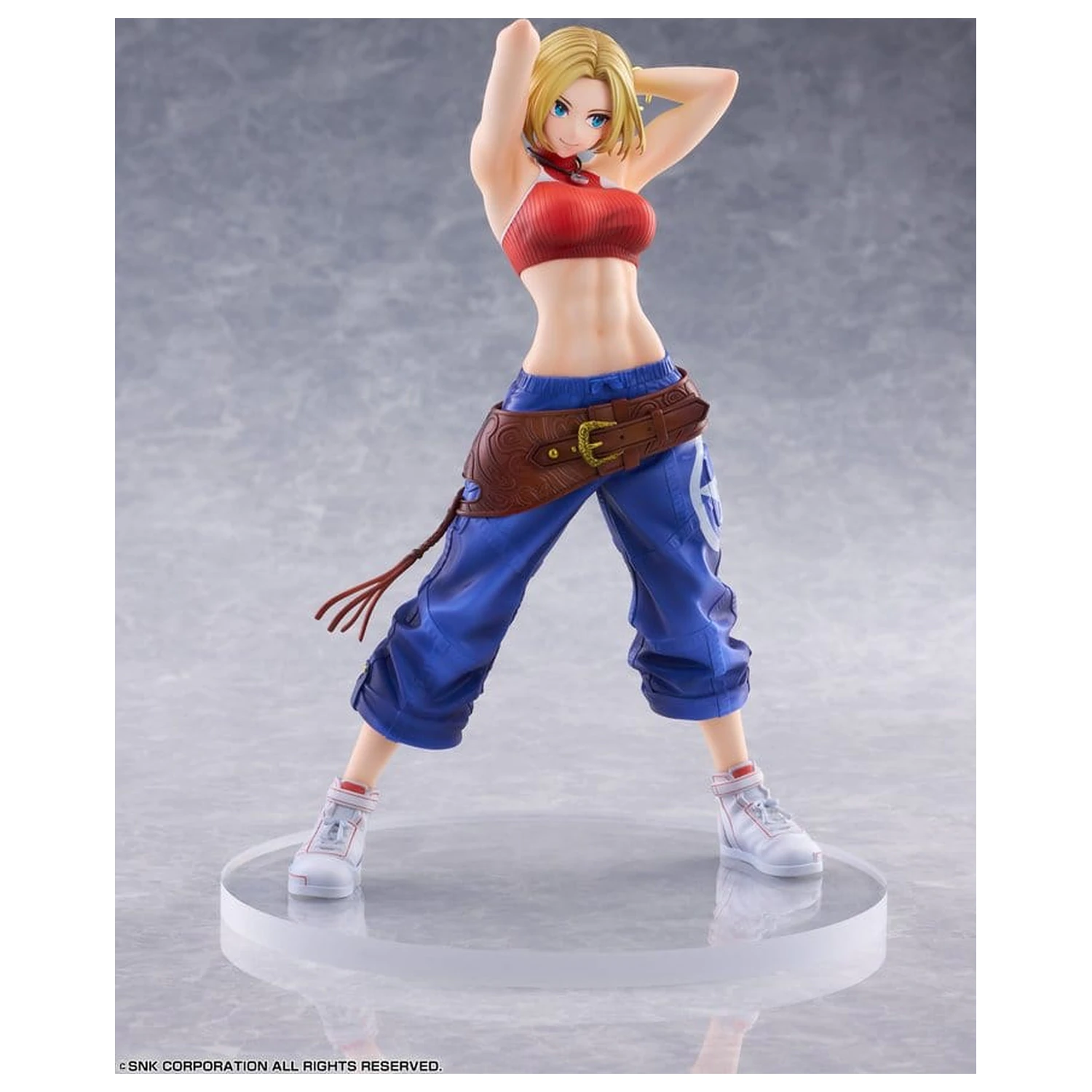 Fighting Girls Collection The King of Fighters XV figurina PVC 1/7 Blue Mary AmiAmi Limited Edition 26 cm poza produsului
