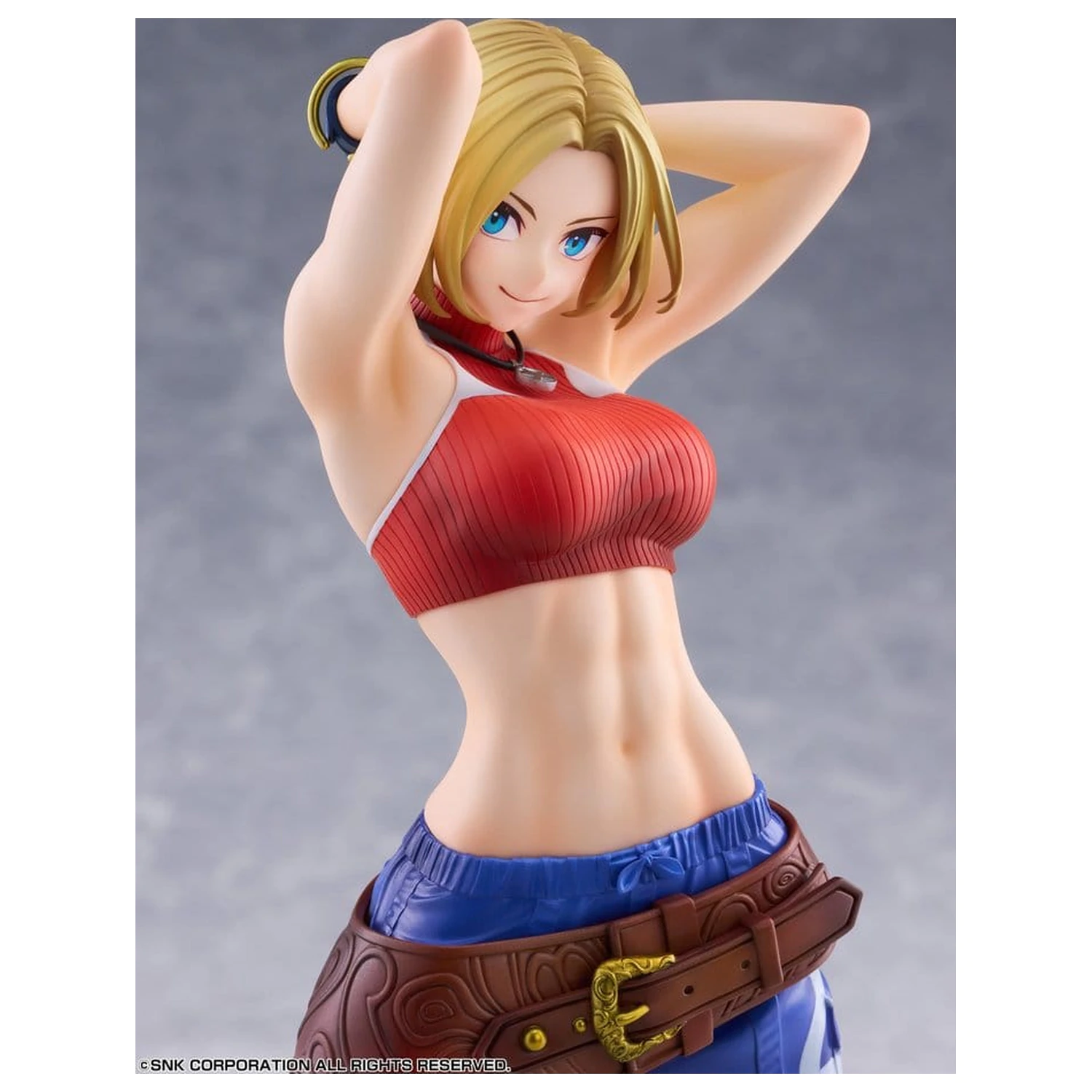 Fighting Girls Collection The King of Fighters XV figurina PVC 1/7 Blue Mary AmiAmi Limited Edition 26 cm poza produsului