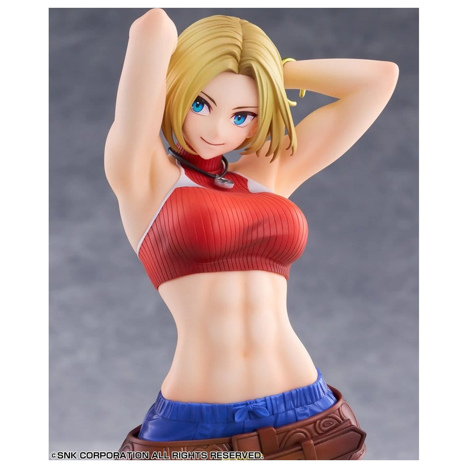 Fighting Girls Collection The King of Fighters XV figurina PVC 1/7 Blue Mary AmiAmi Limited Edition 26 cm poza produsului