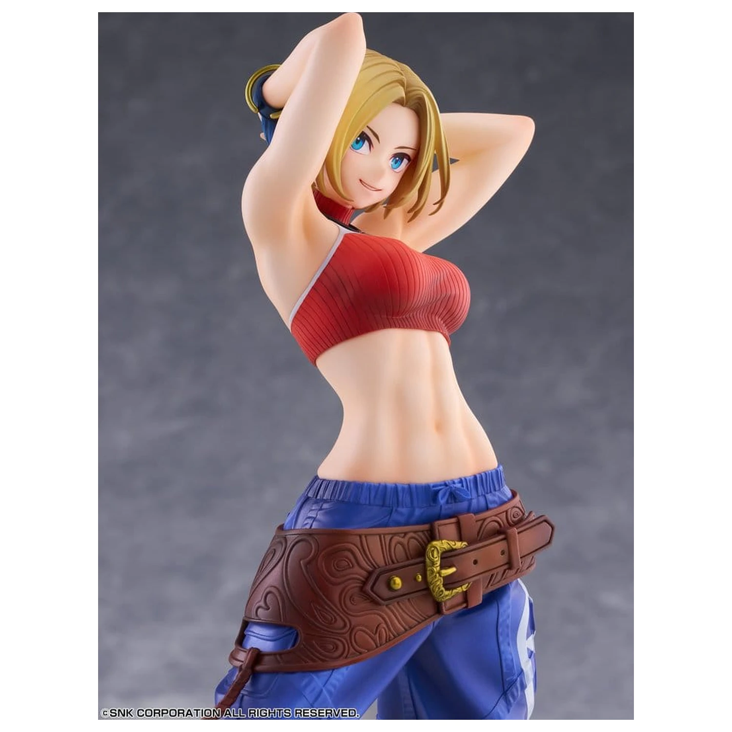 Fighting Girls Collection The King of Fighters XV figurina PVC 1/7 Blue Mary AmiAmi Limited Edition 26 cm poza produsului