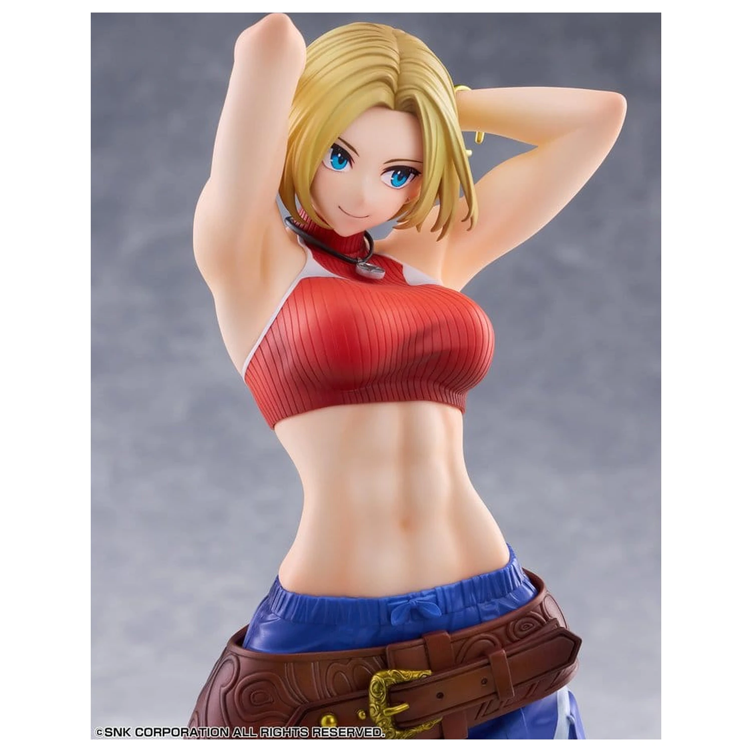 Fighting Girls Collection The King of Fighters XV figurina PVC 1/7 Blue Mary AmiAmi Limited Edition 26 cm poza produsului