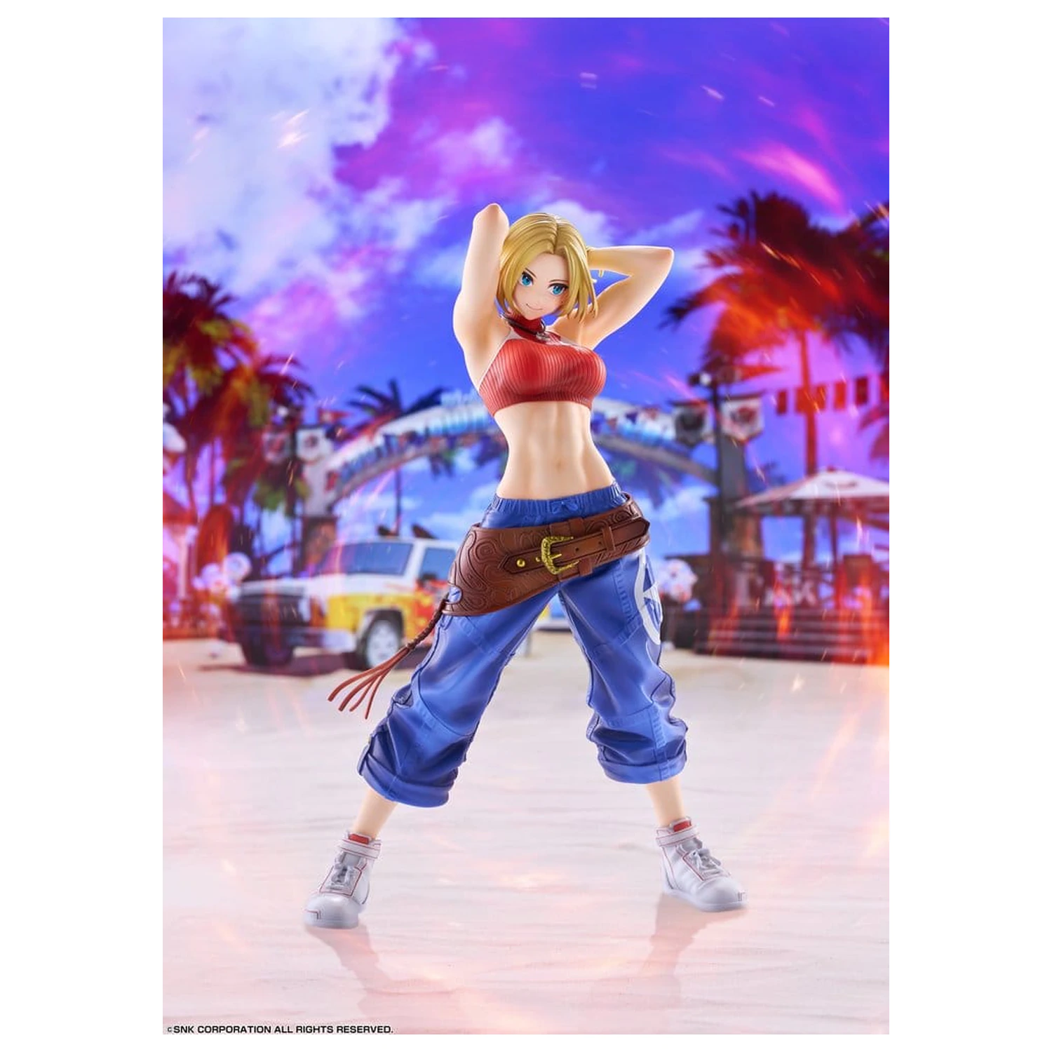 Fighting Girls Collection The King of Fighters XV figurina PVC 1/7 Blue Mary AmiAmi Limited Edition 26 cm poza produsului