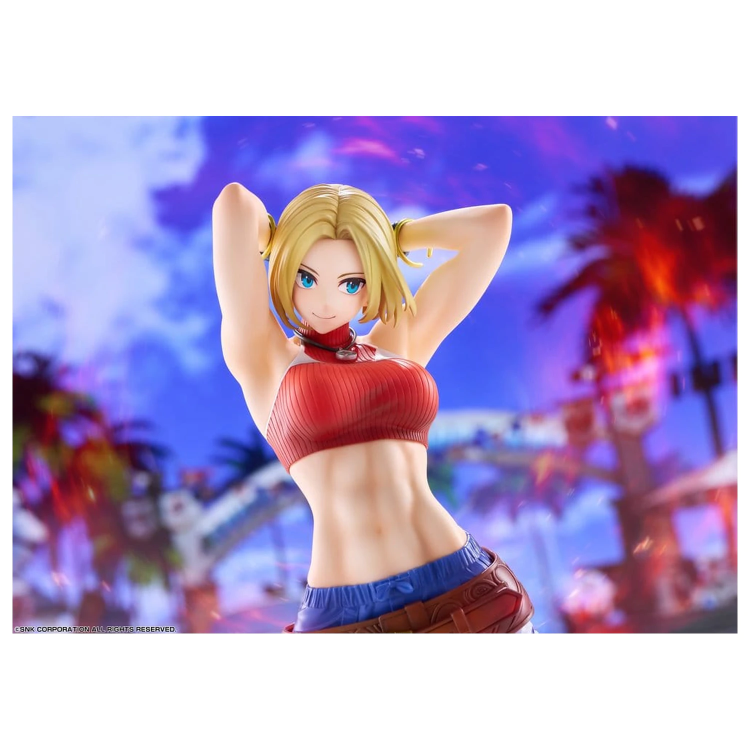 Fighting Girls Collection The King of Fighters XV figurina PVC 1/7 Blue Mary AmiAmi Limited Edition 26 cm poza produsului