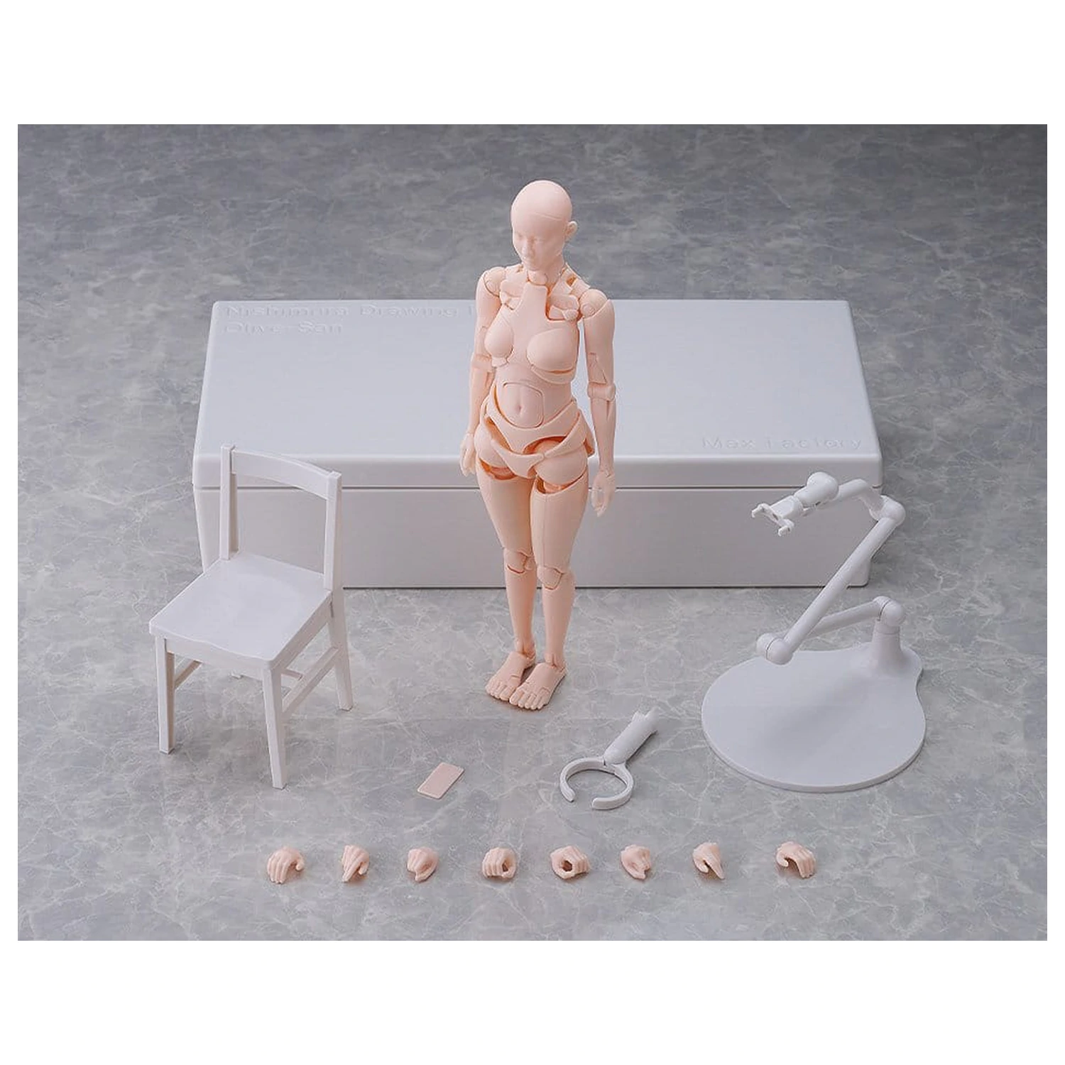 Figma Figurina de actiune Nishimura Style Drawing Doll Olive Flesh 21 cm poza produsului