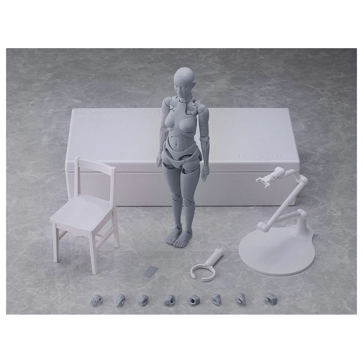 Figma figurină de acțiune Nishimura Style Drawing Doll Olive Gray 21 cm poza produsului