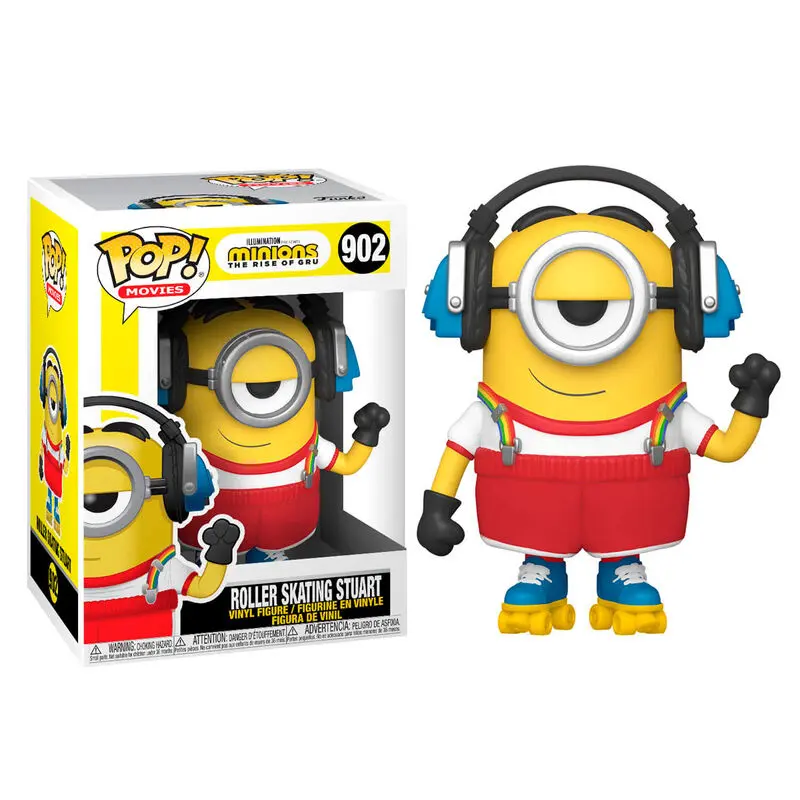 Minions II POP! Movies Figurina de vinil Skater Stuart 9 cm poza produsului