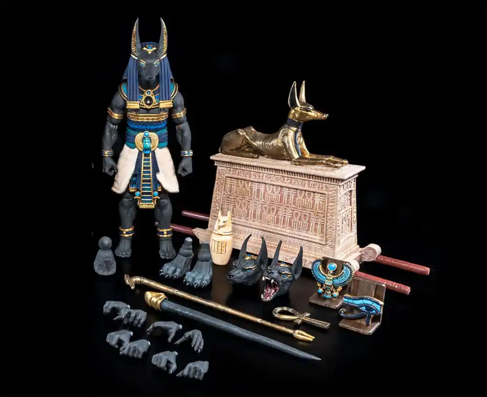 Figurină Obscura Action Figure Anubis Black & Blue poza produsului