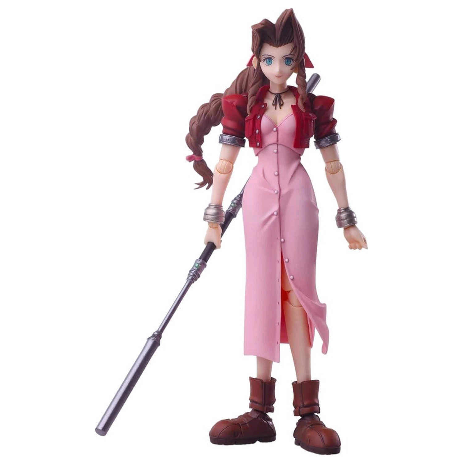 Final Fantasy VII Bring Arts Figurina de acțiune Aerith Gainsborough Digital Plus Edition 14 cm poza produsului