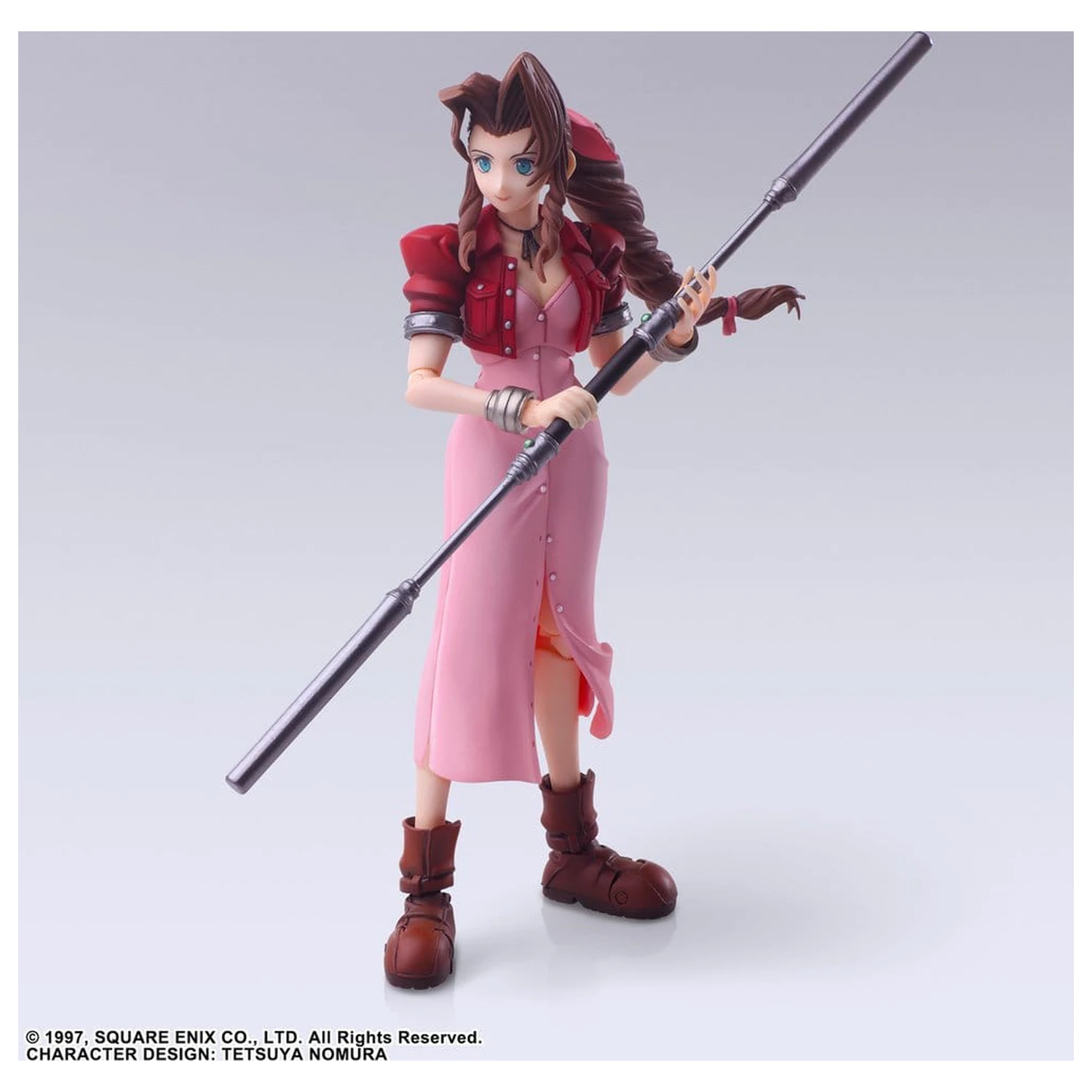 Final Fantasy VII Bring Arts Figurina de acțiune Aerith Gainsborough Digital Plus Edition 14 cm poza produsului