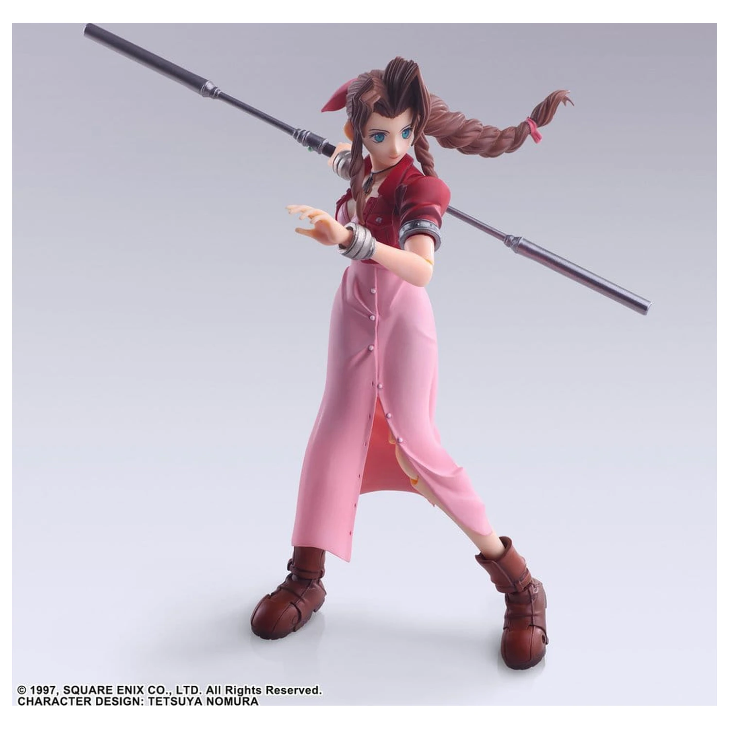 Final Fantasy VII Bring Arts Figurina de acțiune Aerith Gainsborough Digital Plus Edition 14 cm poza produsului