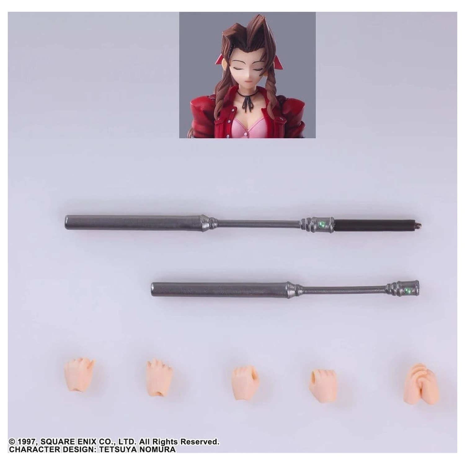 Final Fantasy VII Bring Arts Figurina de acțiune Aerith Gainsborough Digital Plus Edition 14 cm poza produsului