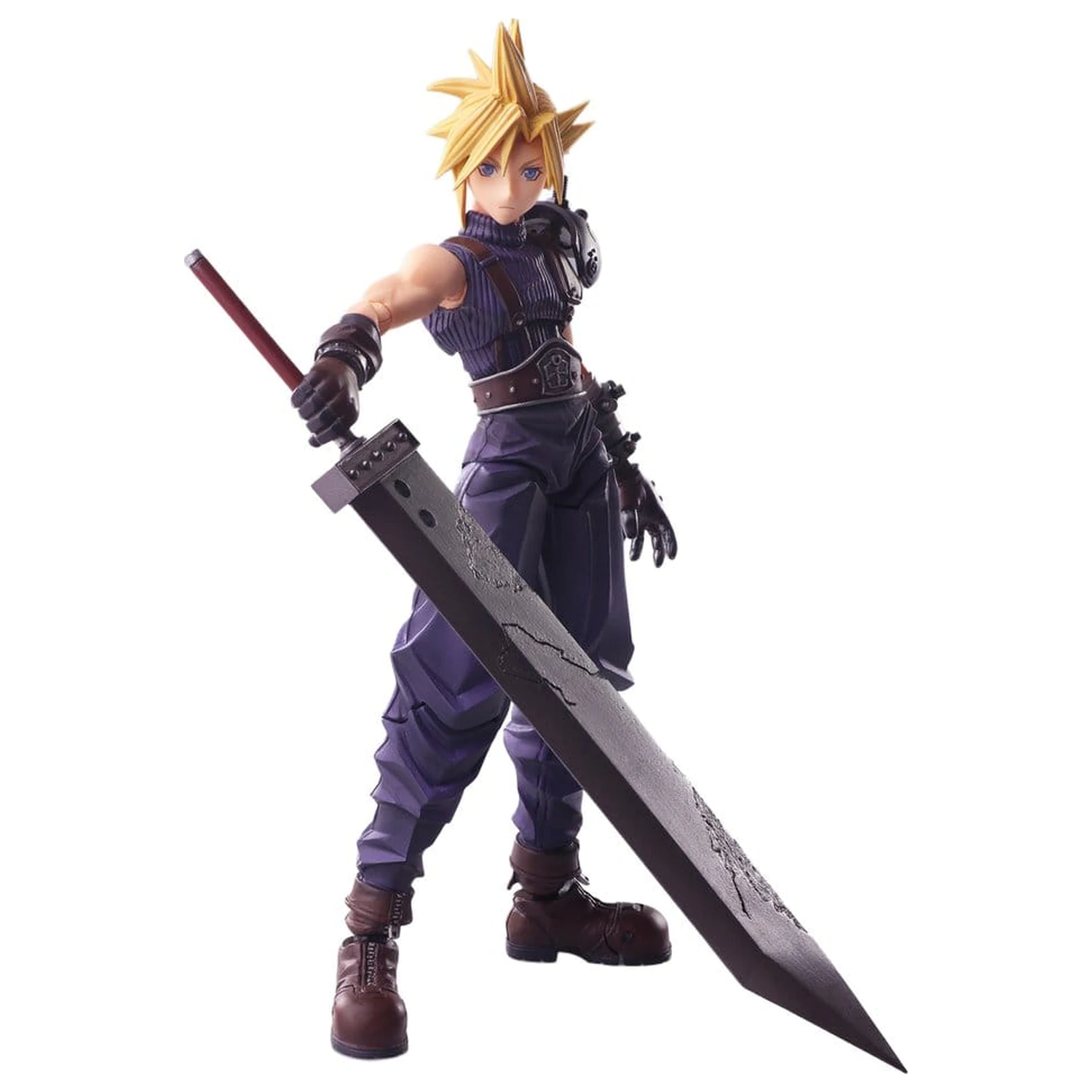 Final Fantasy VII Bring Arts Figurina de acțiune Cloud Strife Digital Plus Edition 15 cm poza produsului
