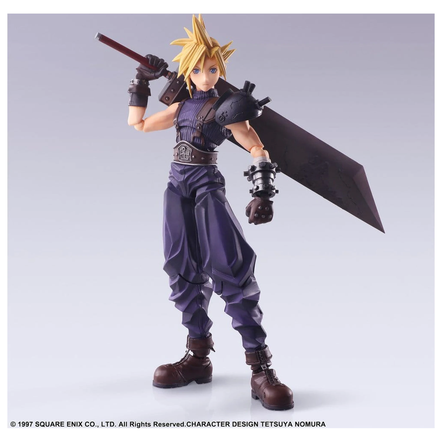 Final Fantasy VII Bring Arts Figurina de acțiune Cloud Strife Digital Plus Edition 15 cm poza produsului