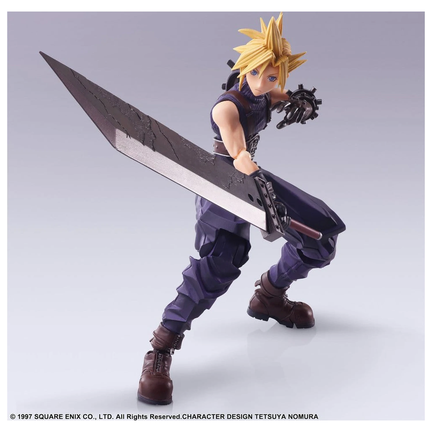 Final Fantasy VII Bring Arts Figurina de acțiune Cloud Strife Digital Plus Edition 15 cm poza produsului