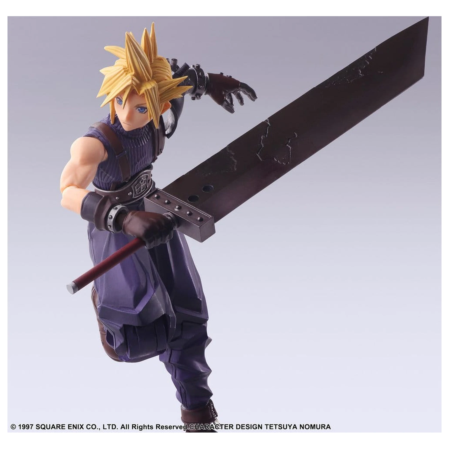 Final Fantasy VII Bring Arts Figurina de acțiune Cloud Strife Digital Plus Edition 15 cm poza produsului