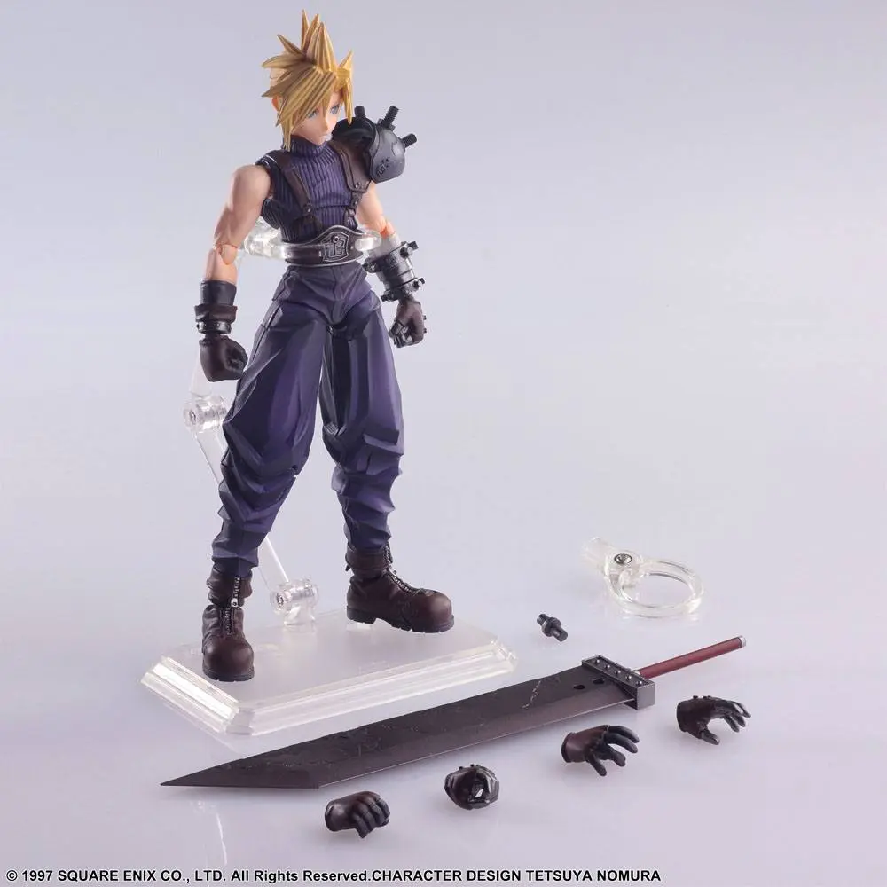 Final Fantasy VII Bring Arts Figurina de acțiune Cloud Strife 15 cm poza produsului
