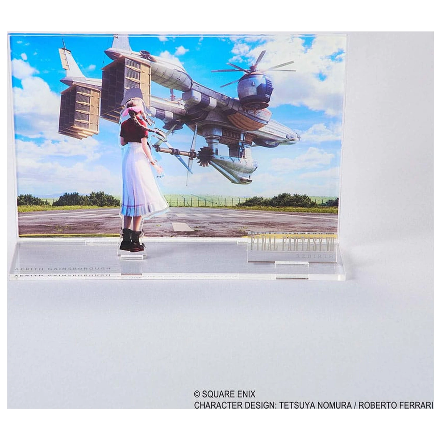 Final Fantasy VII Rebirth Diorama Acrilic Aerith Key Art poza produsului